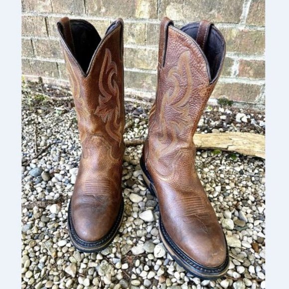 Rocky Boots Other - ROCKY RIDE STEEL TOE WESTERN WORK BOOTS 10.5